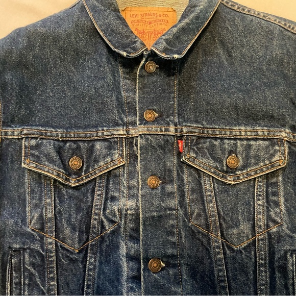 Vintage Levi's 70506  Denim Trucker Jacket - Picture 9 of 11